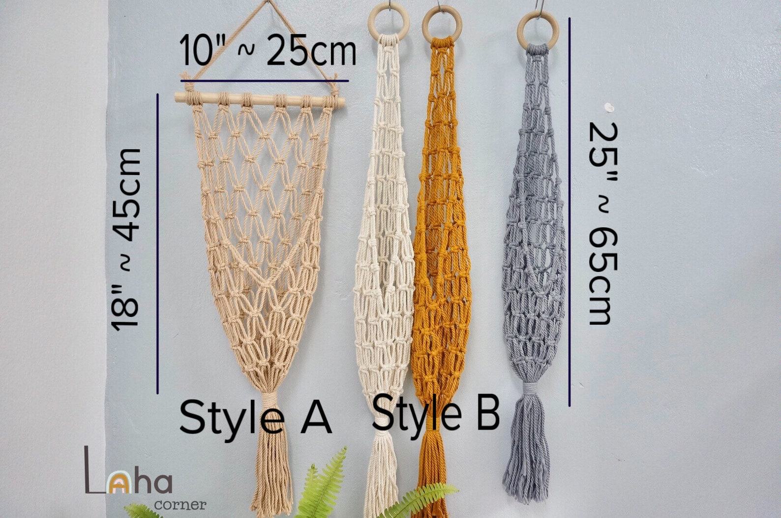 Macrame Hanging Fruit Basket Stylish and Practical Kitchen Storage for Fruits and Vegetables - Image 4