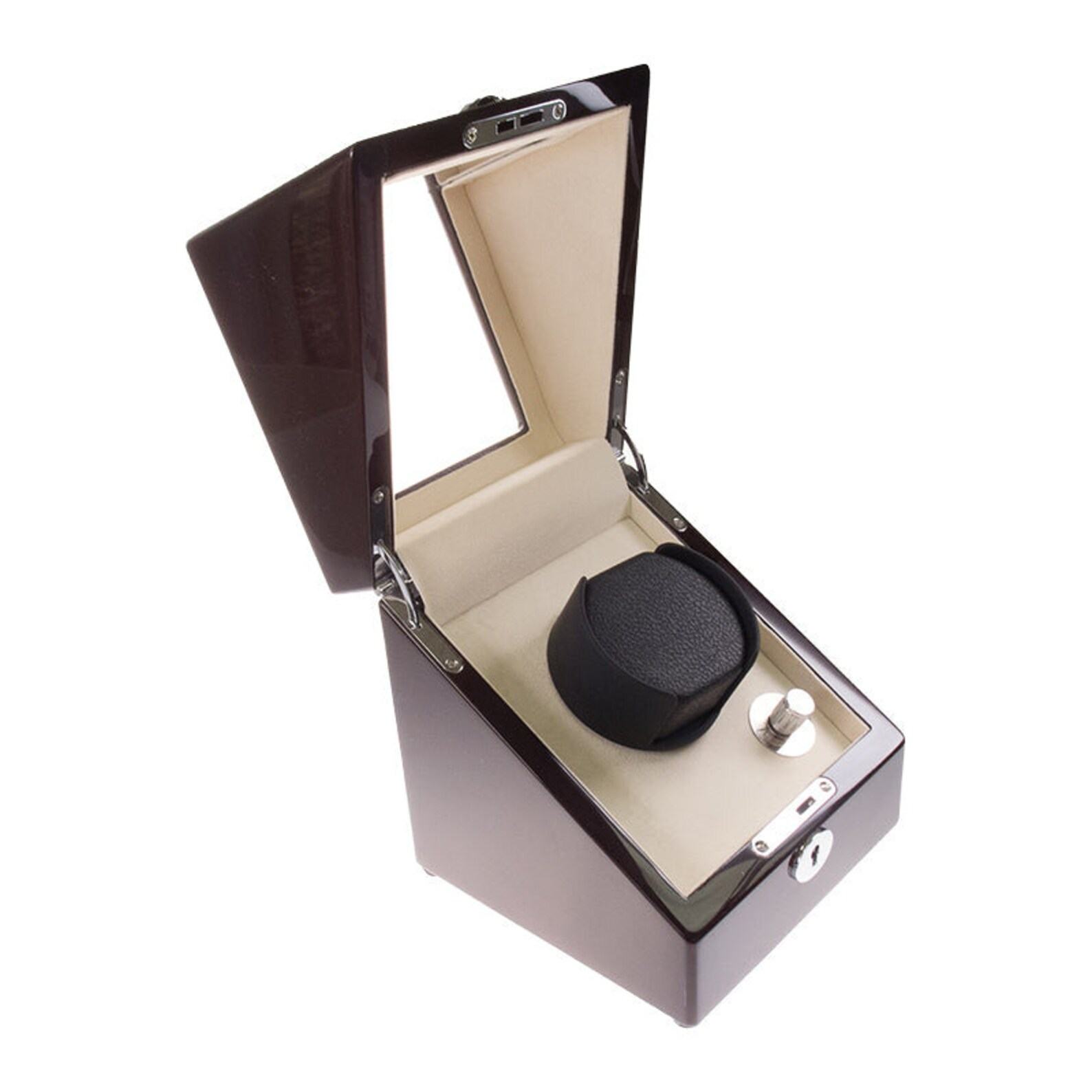 Mahogany Masterpiece Waratah Watch Winder Box for Timeless Elegance