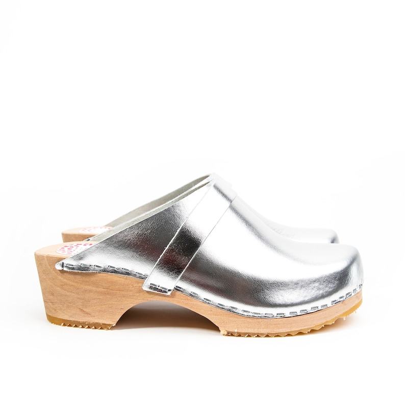 Malm Silver Clog Timeless Swedish Comfort for Your Feet