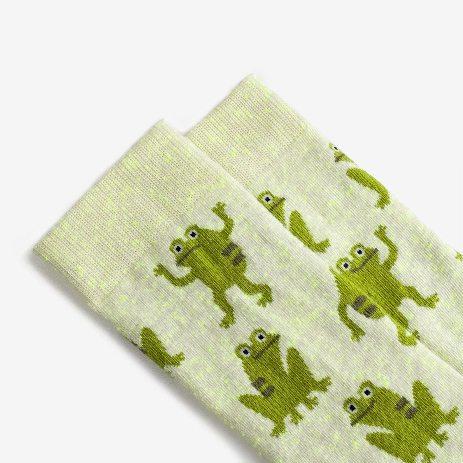 Marsh Frogs Socks Leap into Vibrant Comfort with Every Hop