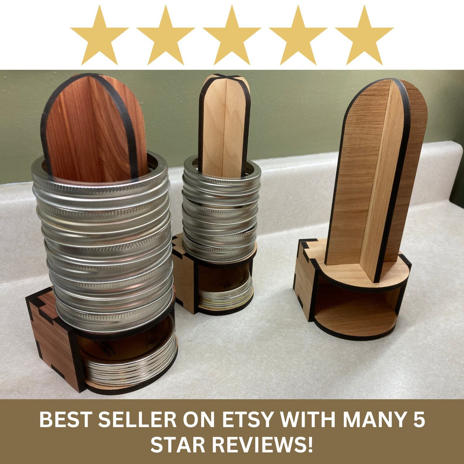 Mason Jar Rings and Lids Organizer Bundle The Ultimate Canning Companion