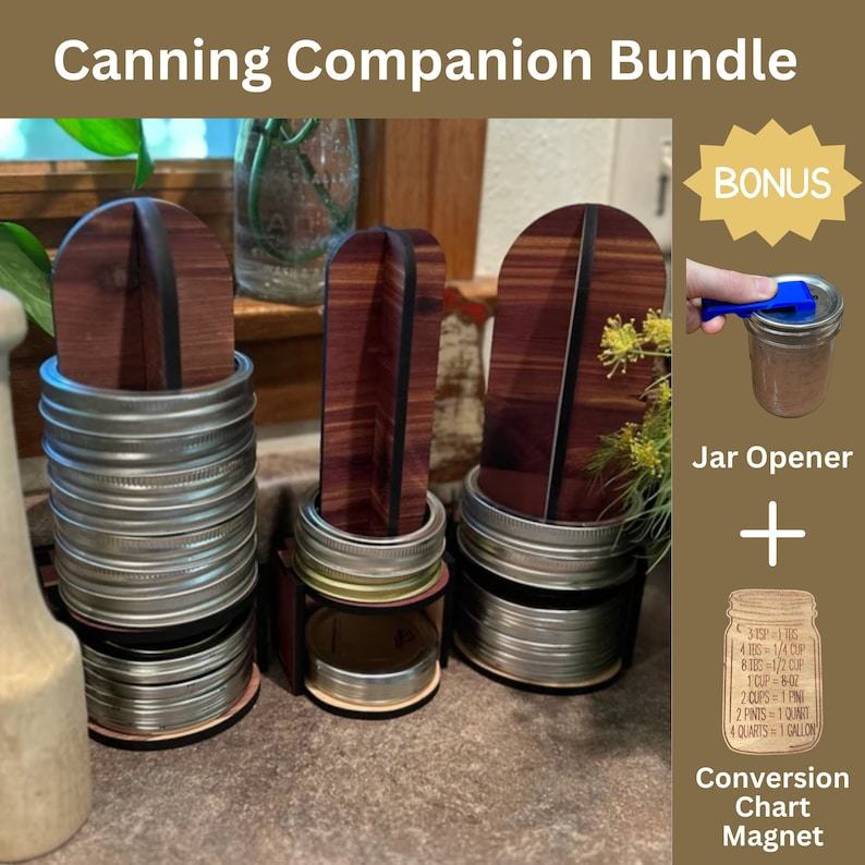 Mason Jar Rings and Lids Organizer Bundle The Ultimate Canning Companion