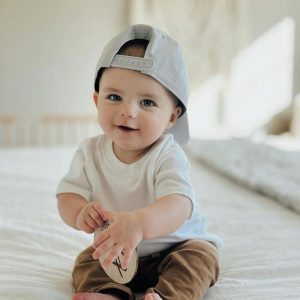 Matching Big Bro Little Bro Snapbacks Personalized Sibling Announcement Hats for Infants, Toddlers, and Kids