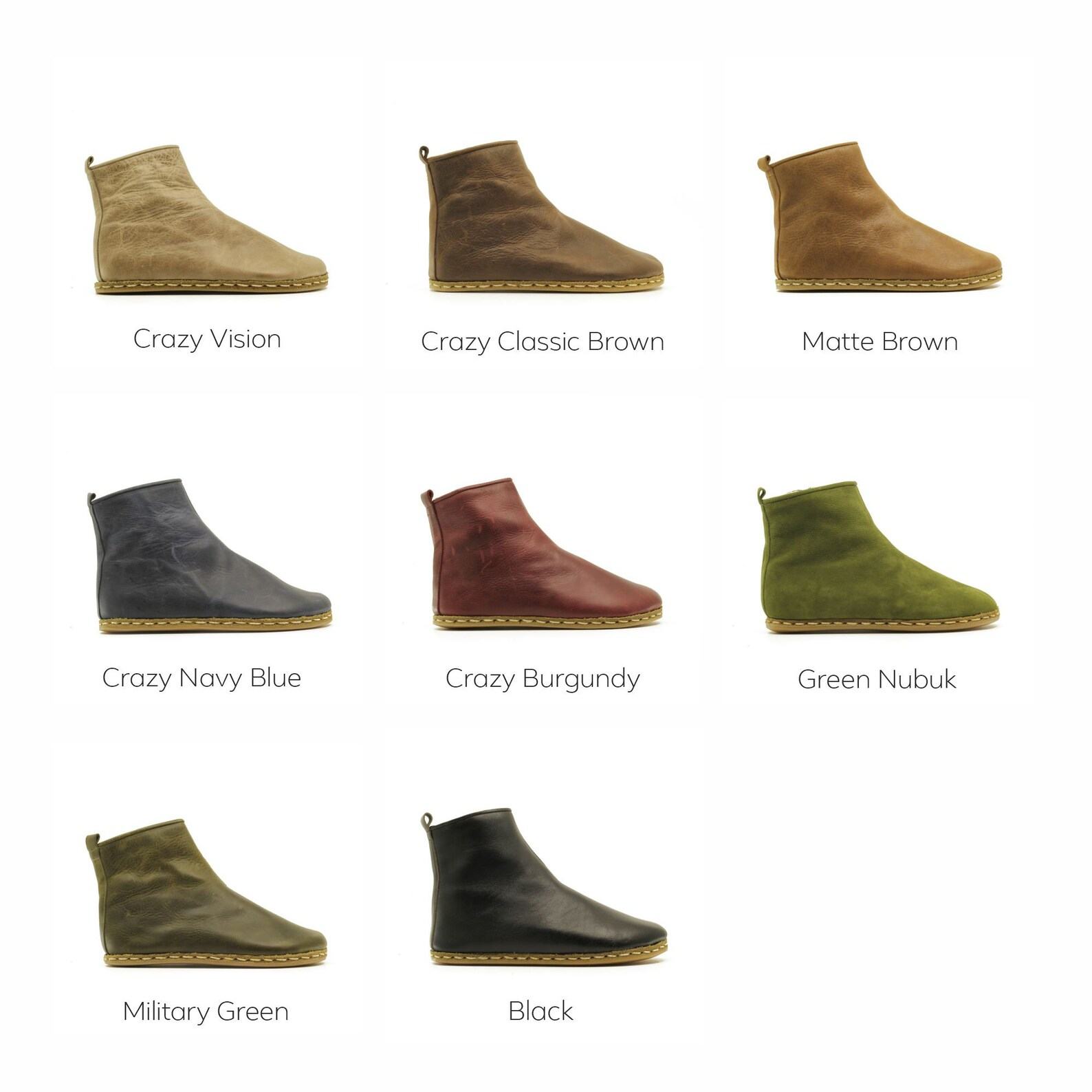 Matte Brown Shearling Ankle Boots  Women’s Barefoot Fur Booties for Grounding Comfort