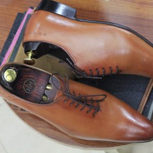 Men’s Bespoke Brown Leather Lace-Up Shoes | Casual & Dress Footwear