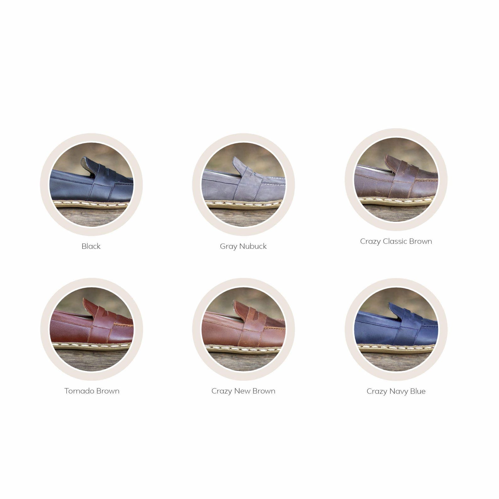 Men’s Grounding Shoes  Wide Toe, Barefoot Leather – Crazy Classic Brown