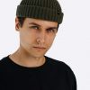 Merino Wool Army Green Fisherman Beanie Stay Warm and Stylish on Your Next Adventure