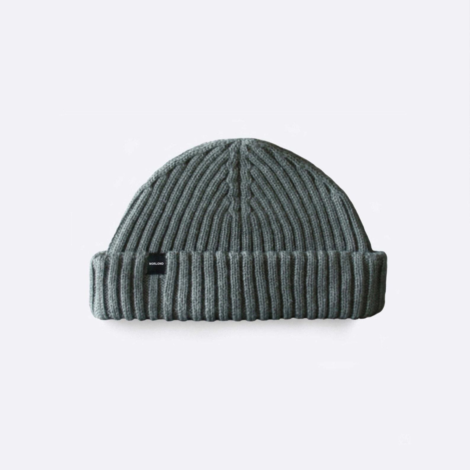 Merino Wool Army Green Fisherman Beanie Stay Warm and Stylish on Your Next Adventure