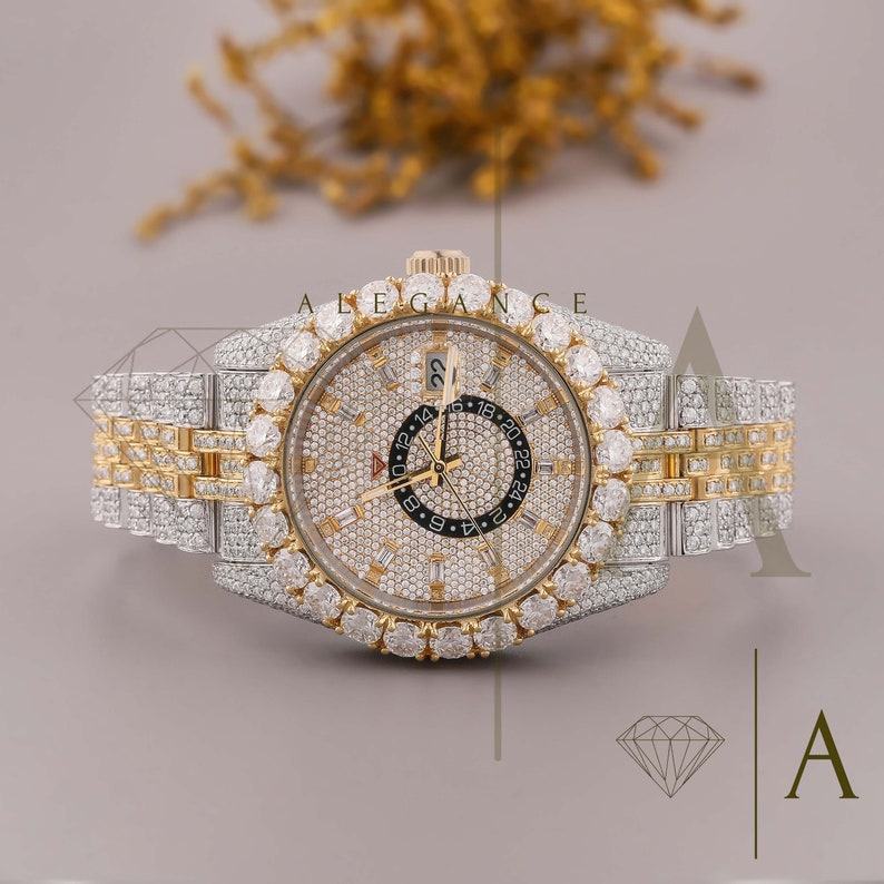 Mesmerizing Moissanite Masterpiece A Symphony of Radiance and Luxury