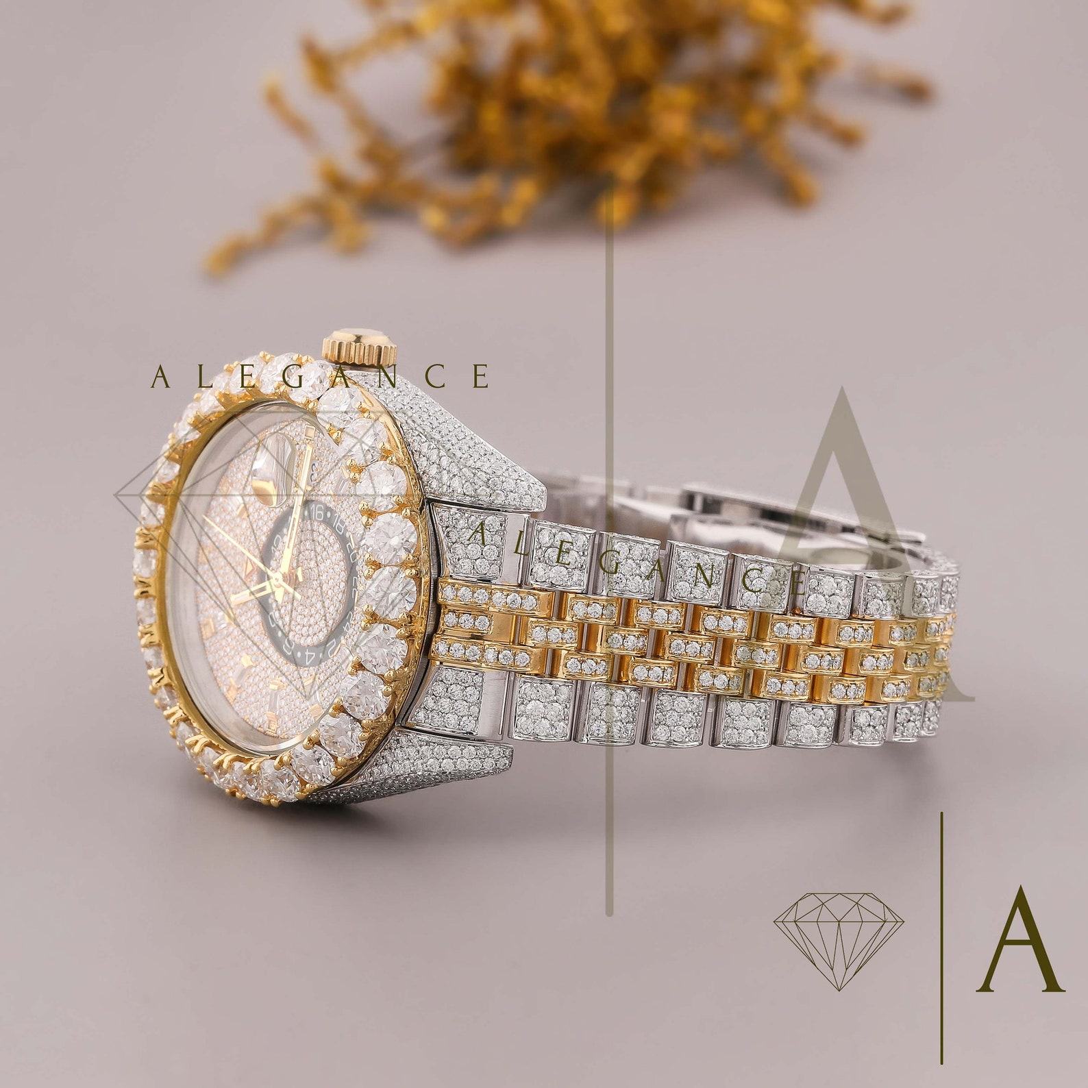 Mesmerizing Moissanite Masterpiece A Symphony of Radiance and Luxury