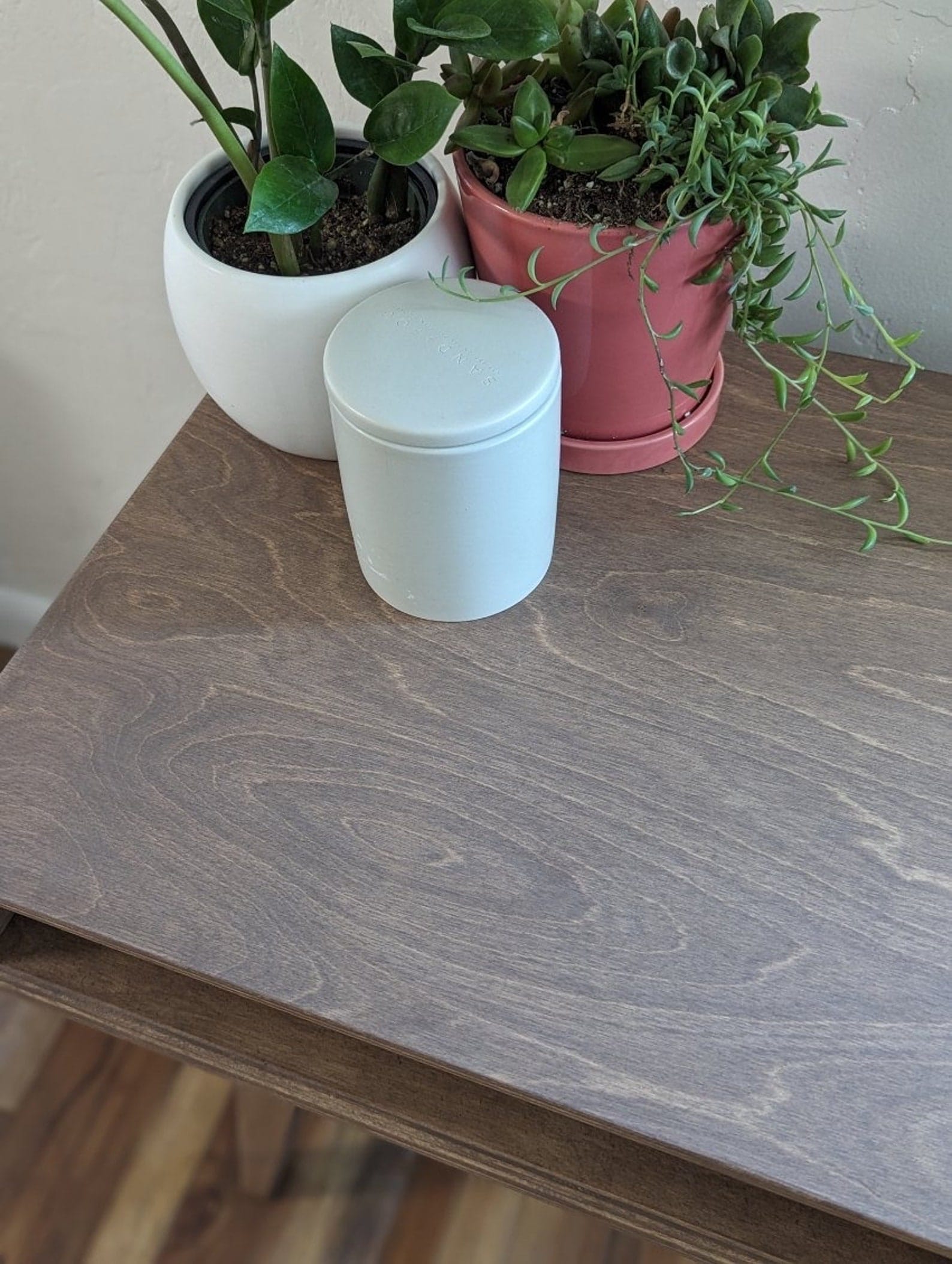 Mid-Century Modern Side Table – Boho End Table with - Image 2