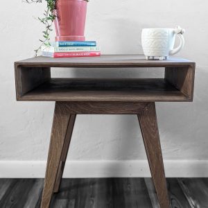 Mid-Century Modern Side Table – Boho End Table with