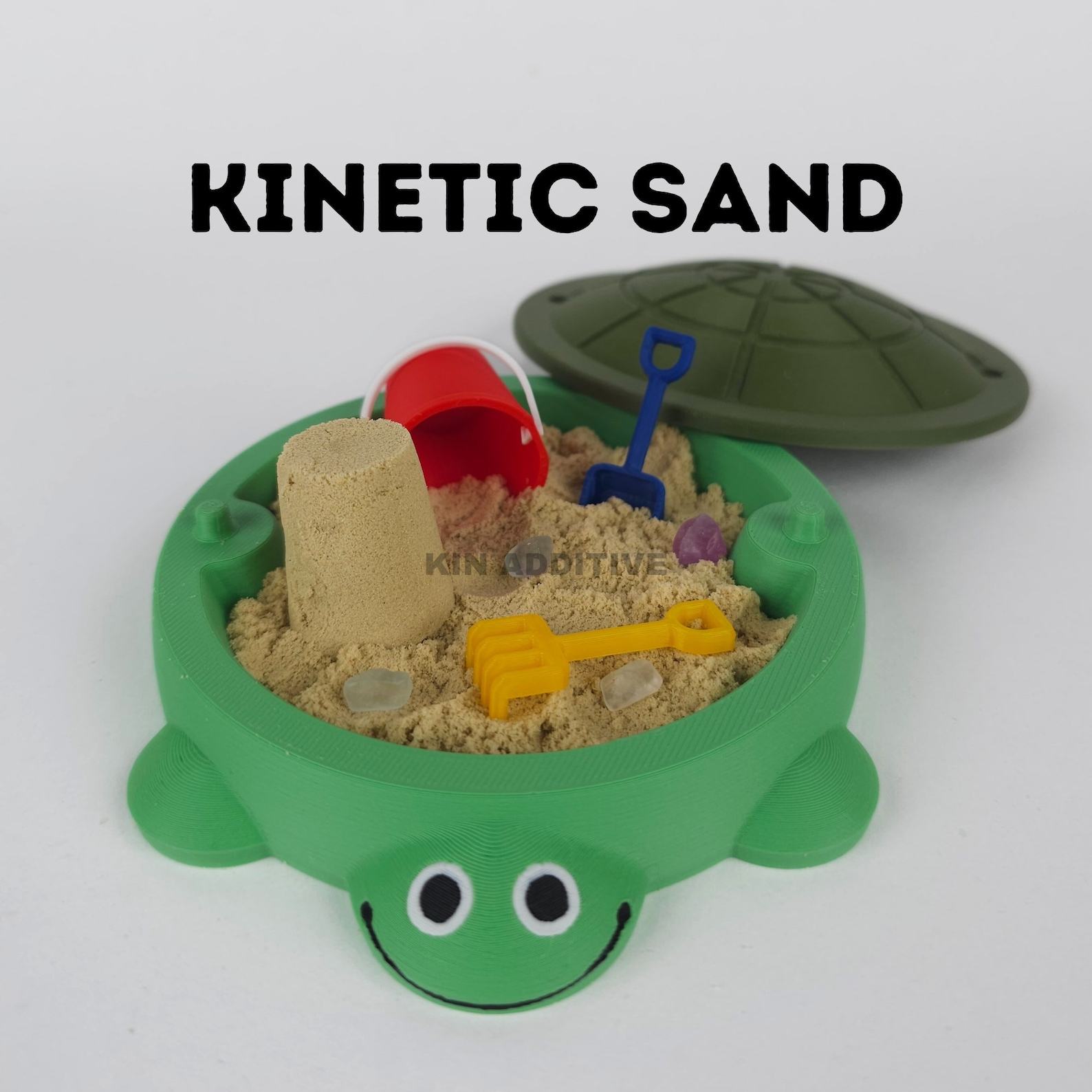 Mini Turtle Sandbox Dig, Build, and Splash with Real Sand