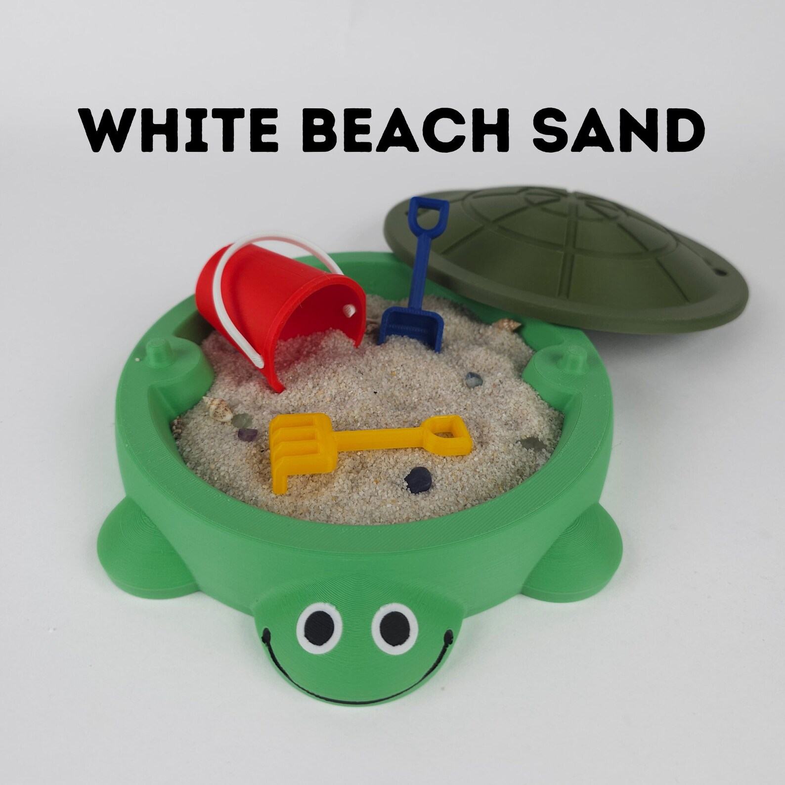 Mini Turtle Sandbox Dig, Build, and Splash with Real Sand