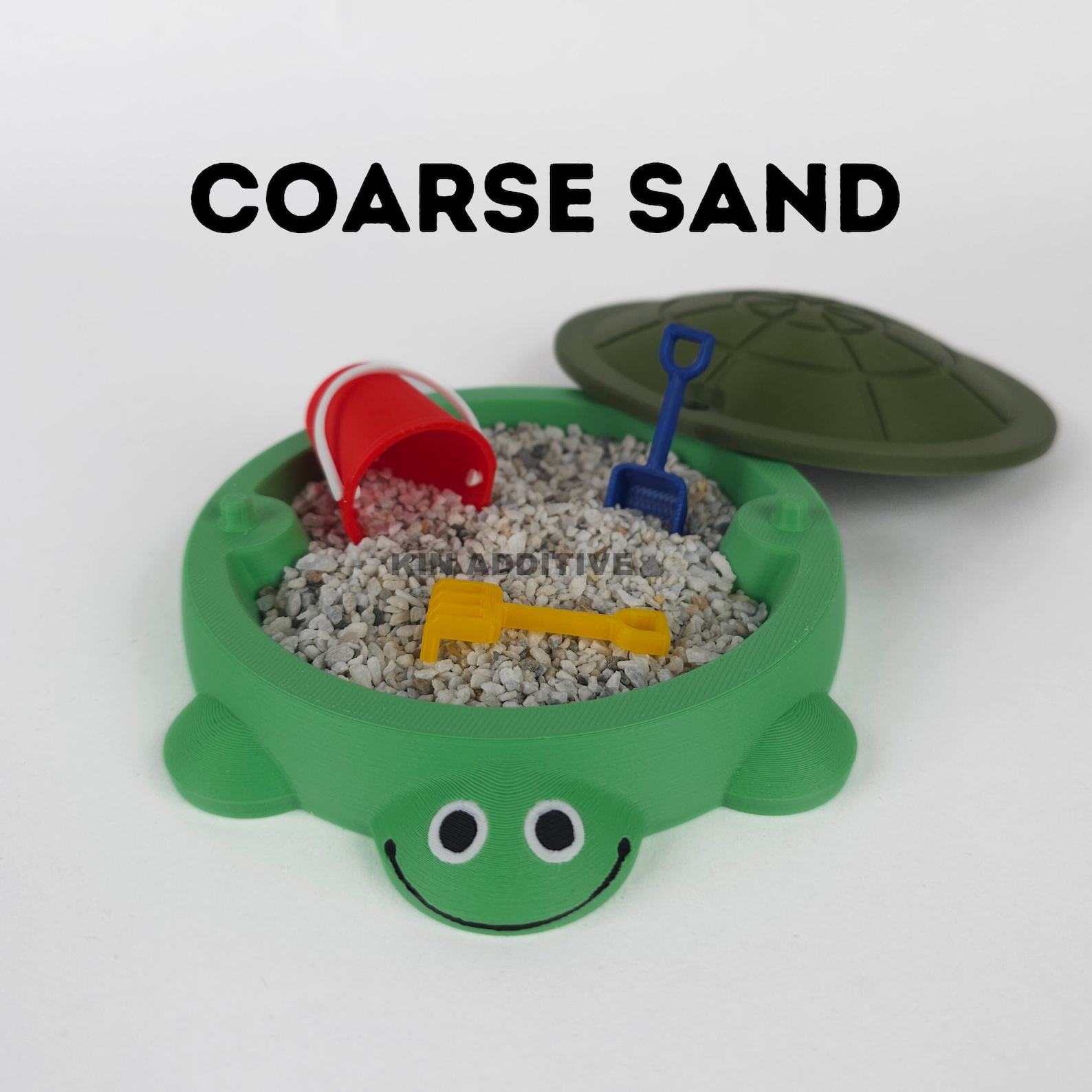 Mini Turtle Sandbox Dig, Build, and Splash with Real Sand