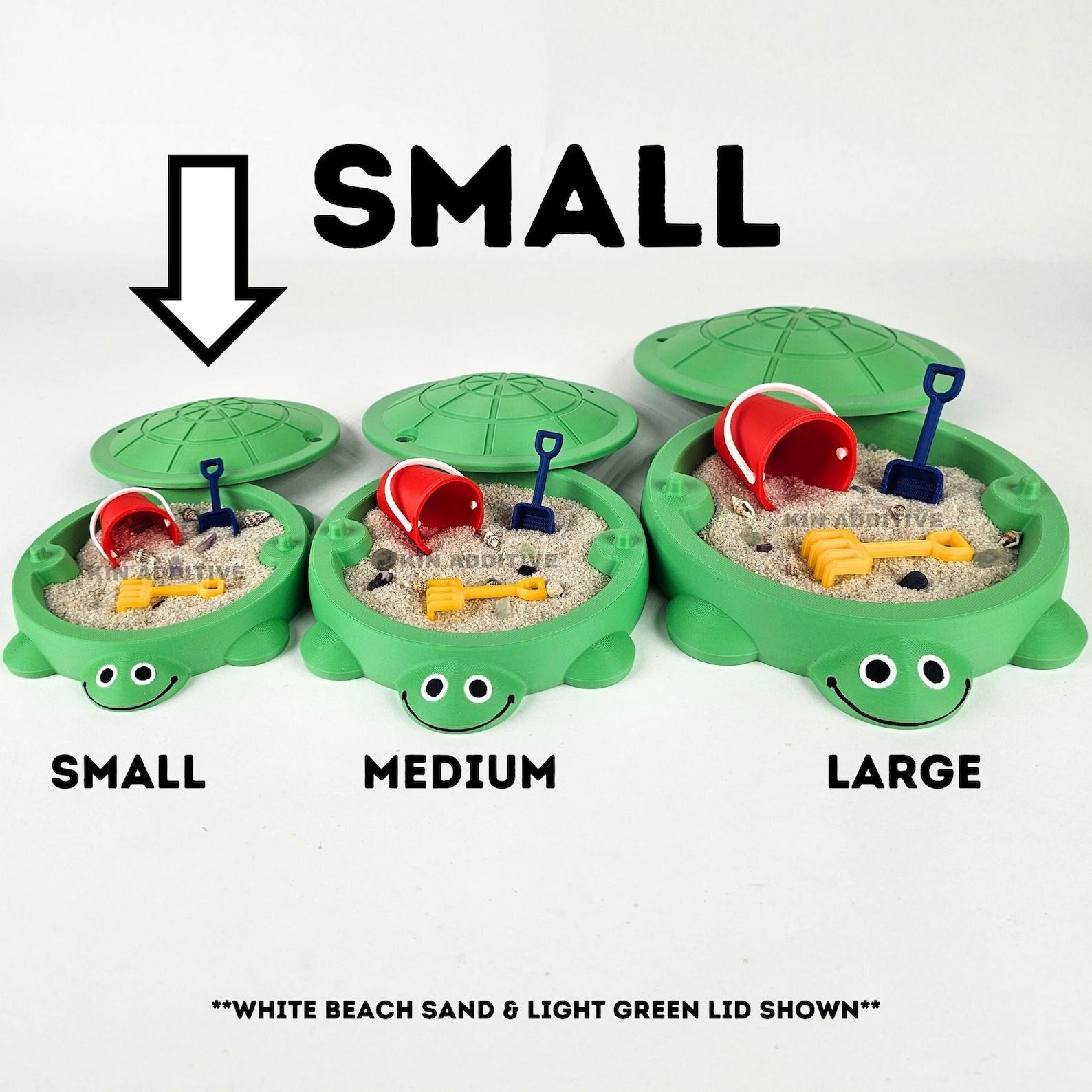 Mini Turtle Sandbox Dig, Build, and Splash with Real Sand