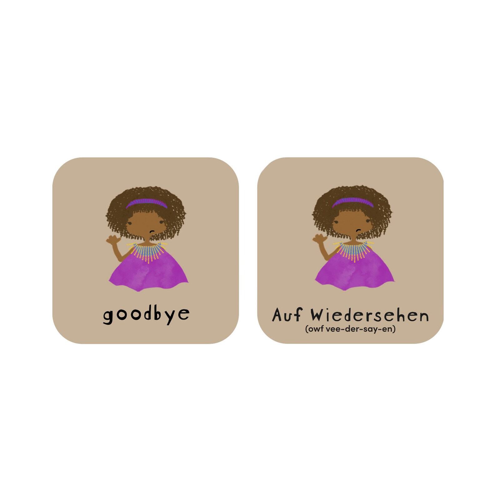 Minilingo Bilingual Flashcards for Kids | Fun and Educational German-English Learning