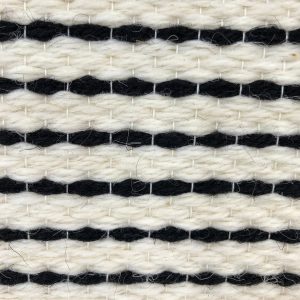 Minimalist Woven Wall Hanging  Geometric Diamond Tapestry – Modern Black & White Art Decor