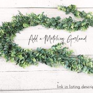 Modern Farmhouse Eucalyptus Greenery Wreath Bring Nature’s Charm to Your Abode