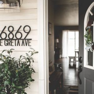 Modern House Numbers Elevate Your Curb Appeal with Personalized Address Plaques