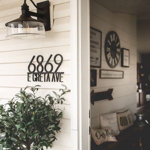 Modern House Numbers Elevate Your Curb Appeal with Personalized Address Plaques