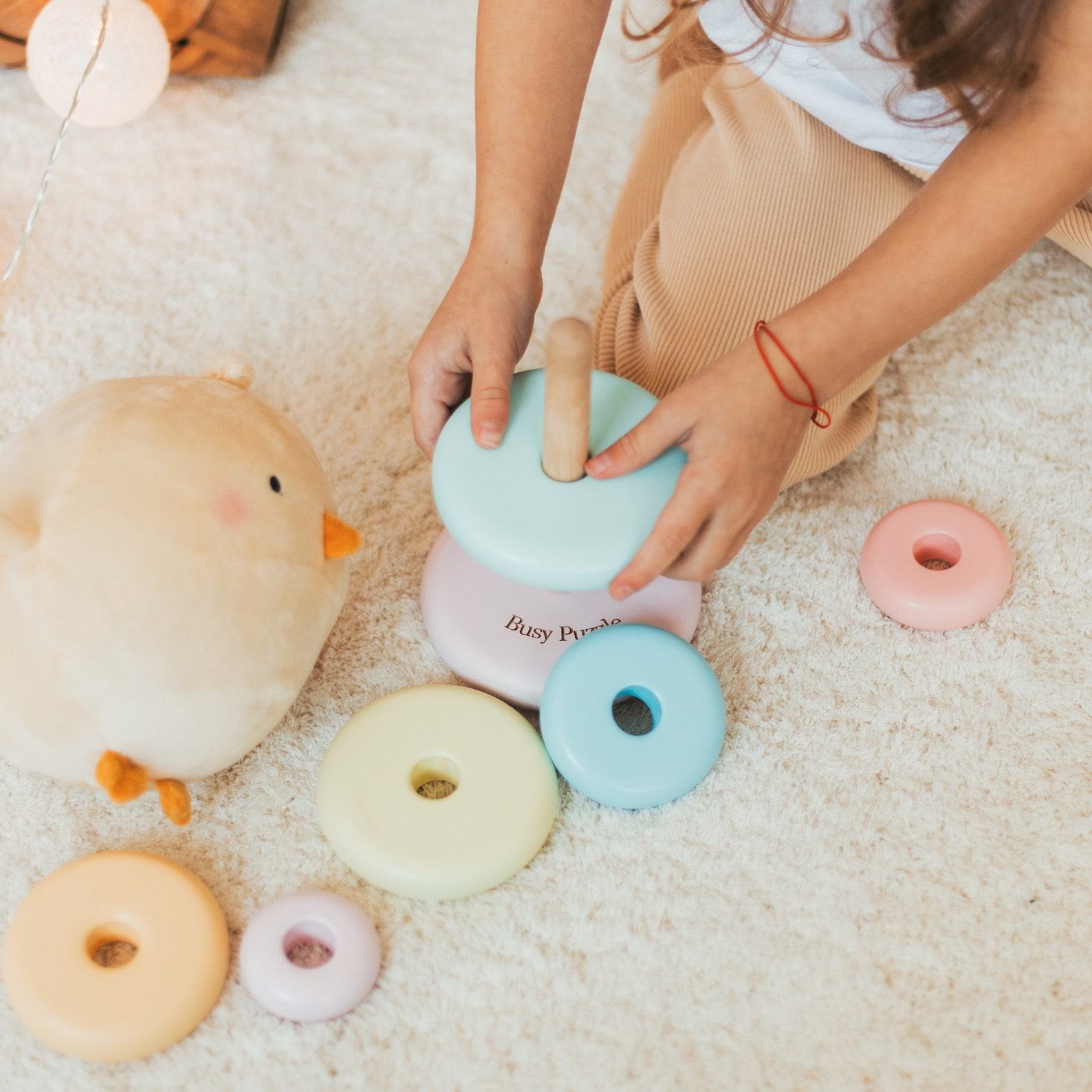 Montessori Abacus  Personalized Baby Girl Present & Custom Nurse Appreciation – Wooden Sensory Toy & Unique Shower Present