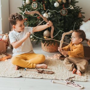 Montessori Bow & Arrow Set for Kids – Wooden Toy Hunting Game – US Only