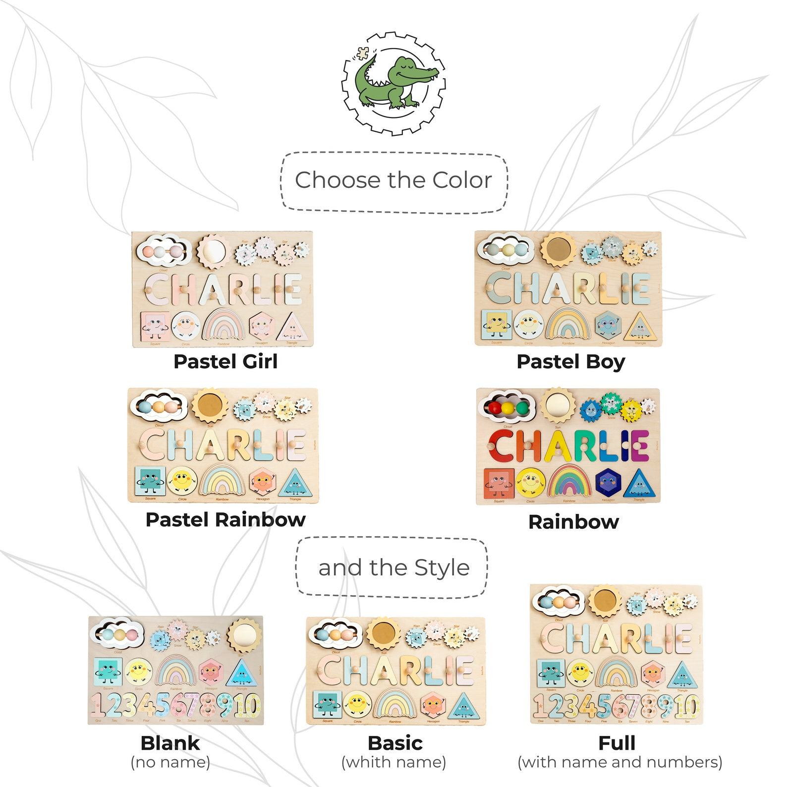 Montessori Busy Board  Personalized Sensory Toy for Toddlers – 1st Birthday & Custom Presents