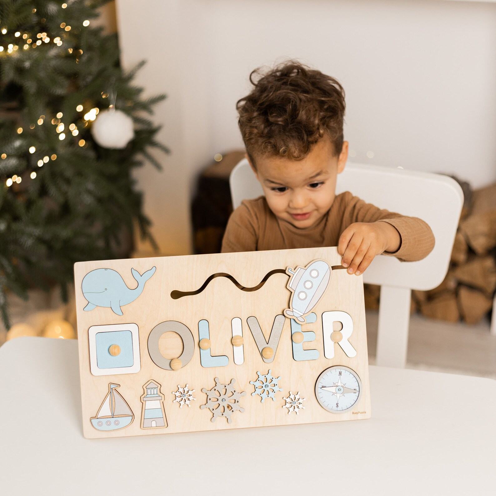 Montessori Busy Board Sensory Exploration and Development for Toddlers