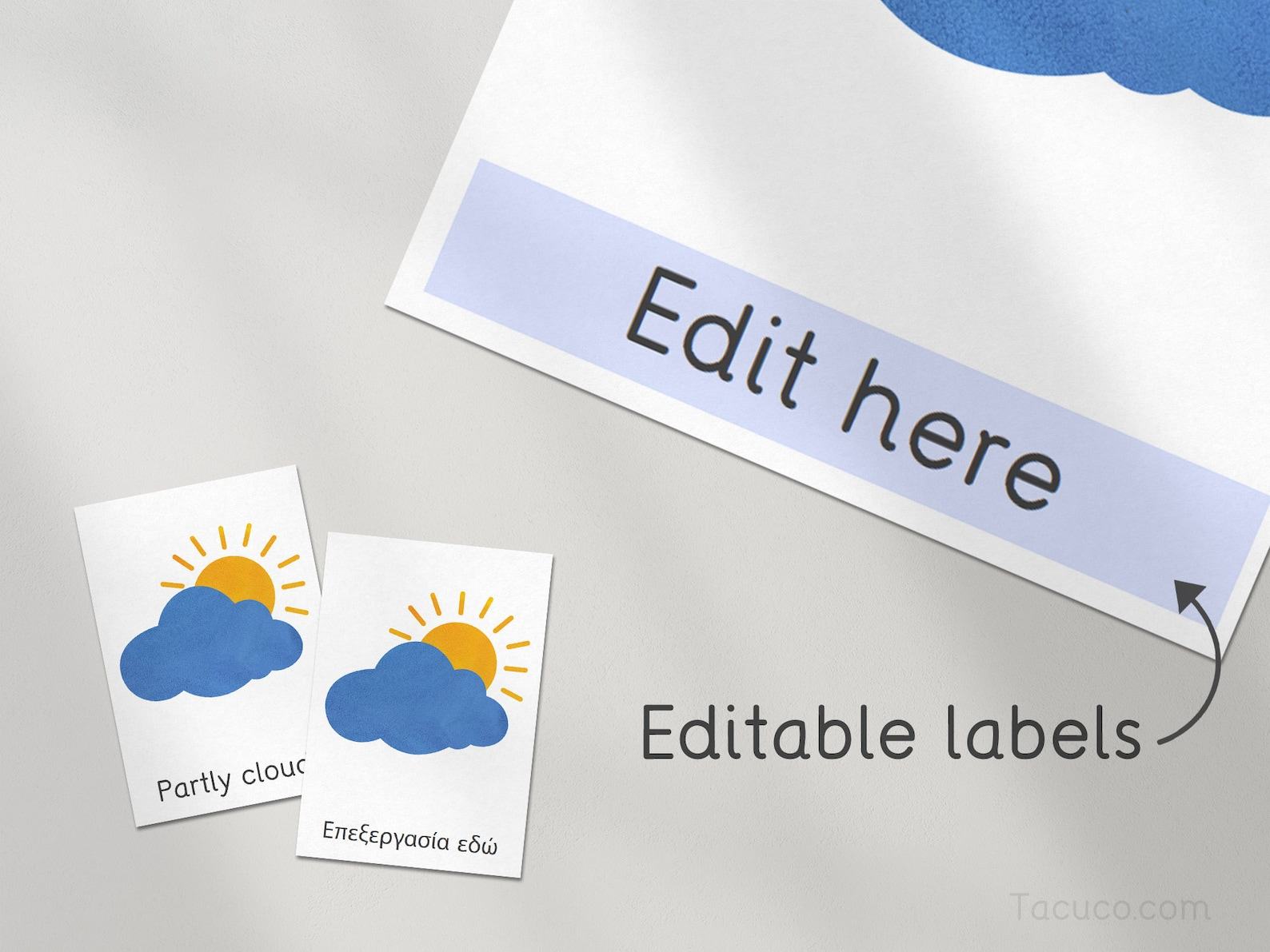 Montessori Weather Cards Explore the Wonders of Nature with Interactive Flashcards - Image 6