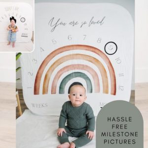 Monthly Milestone Baby Blanket Capture Your Little One’s Growth Journey