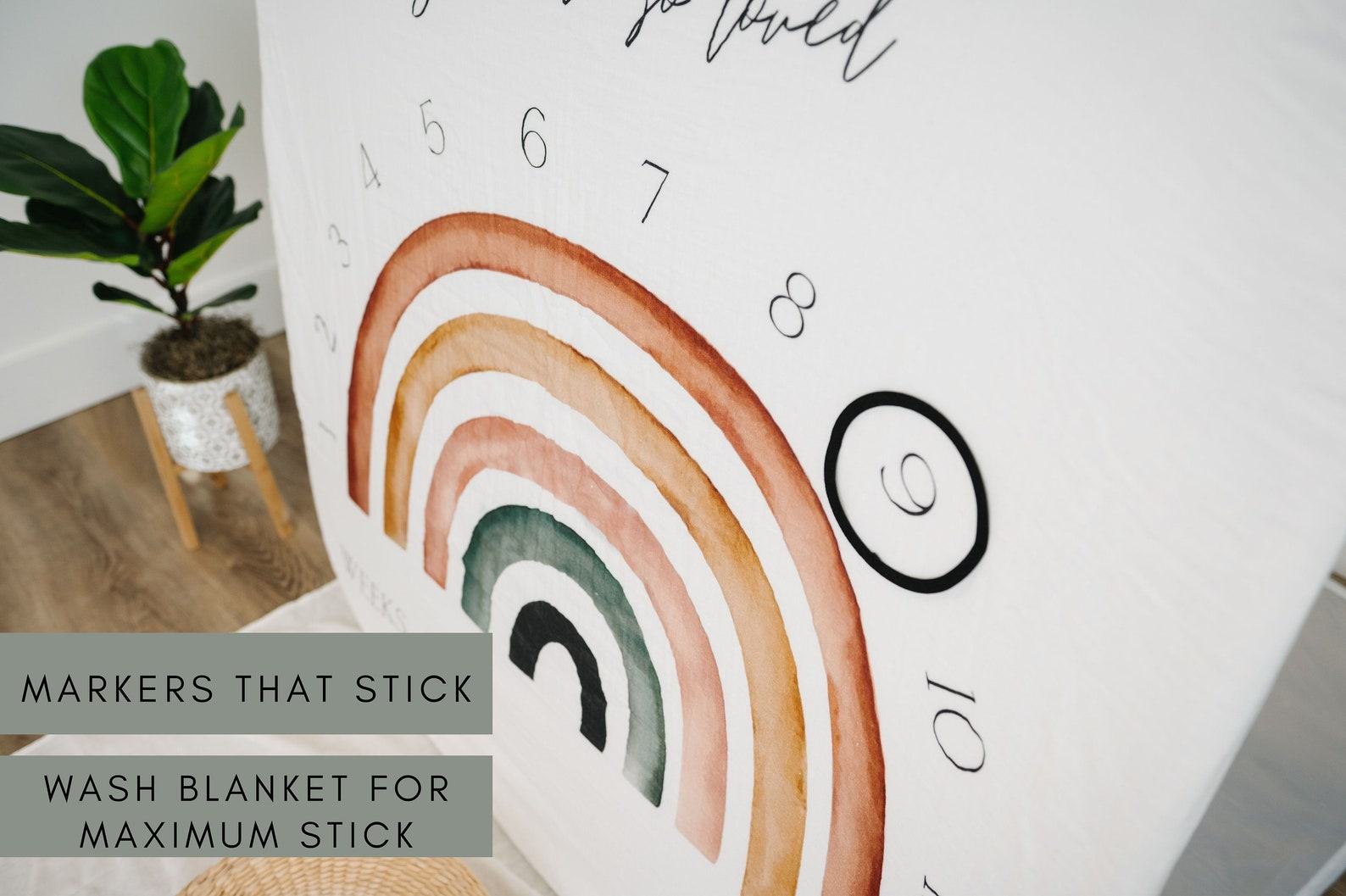 Monthly Milestone Baby Blanket Capture Your Little One’s Growth Journey - Image 6