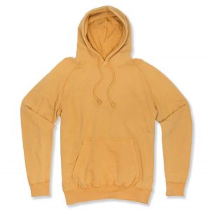 Mustard Yellow Raglan Hoodie A Timeless Fusion of Vintage and Modern