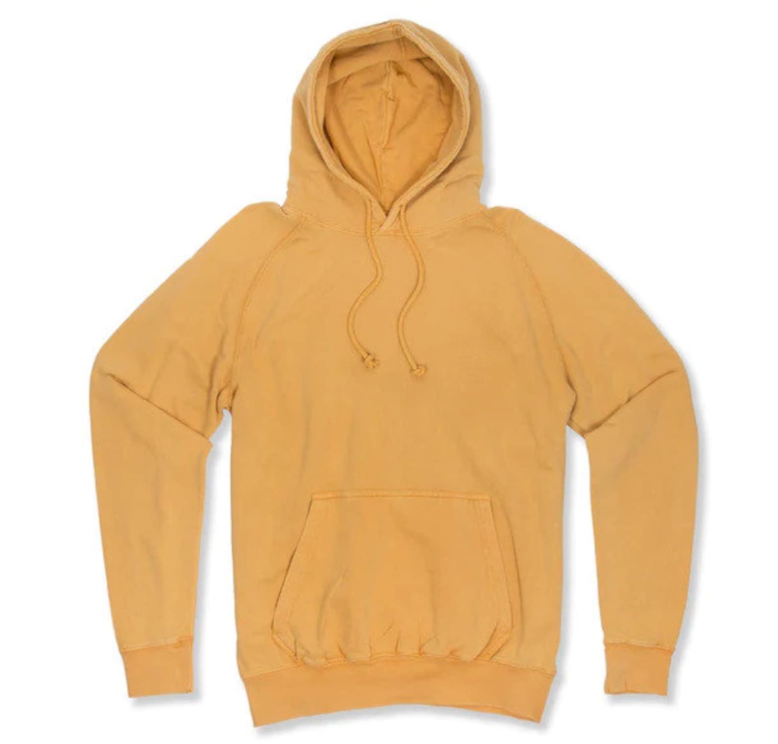 Mustard Yellow Raglan Hoodie A Timeless Fusion of Vintage and Modern - Image 5