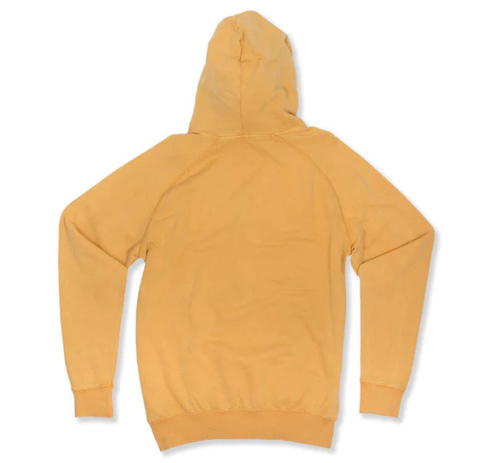 Mustard Yellow Raglan Hoodie A Timeless Fusion of Vintage and Modern - Image 6
