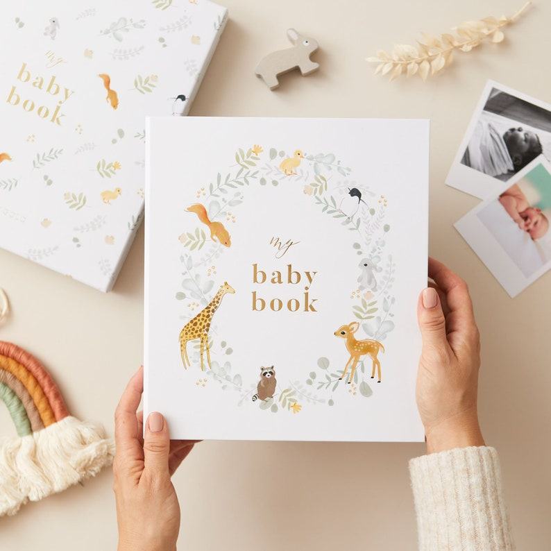 My Baby Book Animal Kingdom Adventure – Cherished Memories for Your Little Explorer