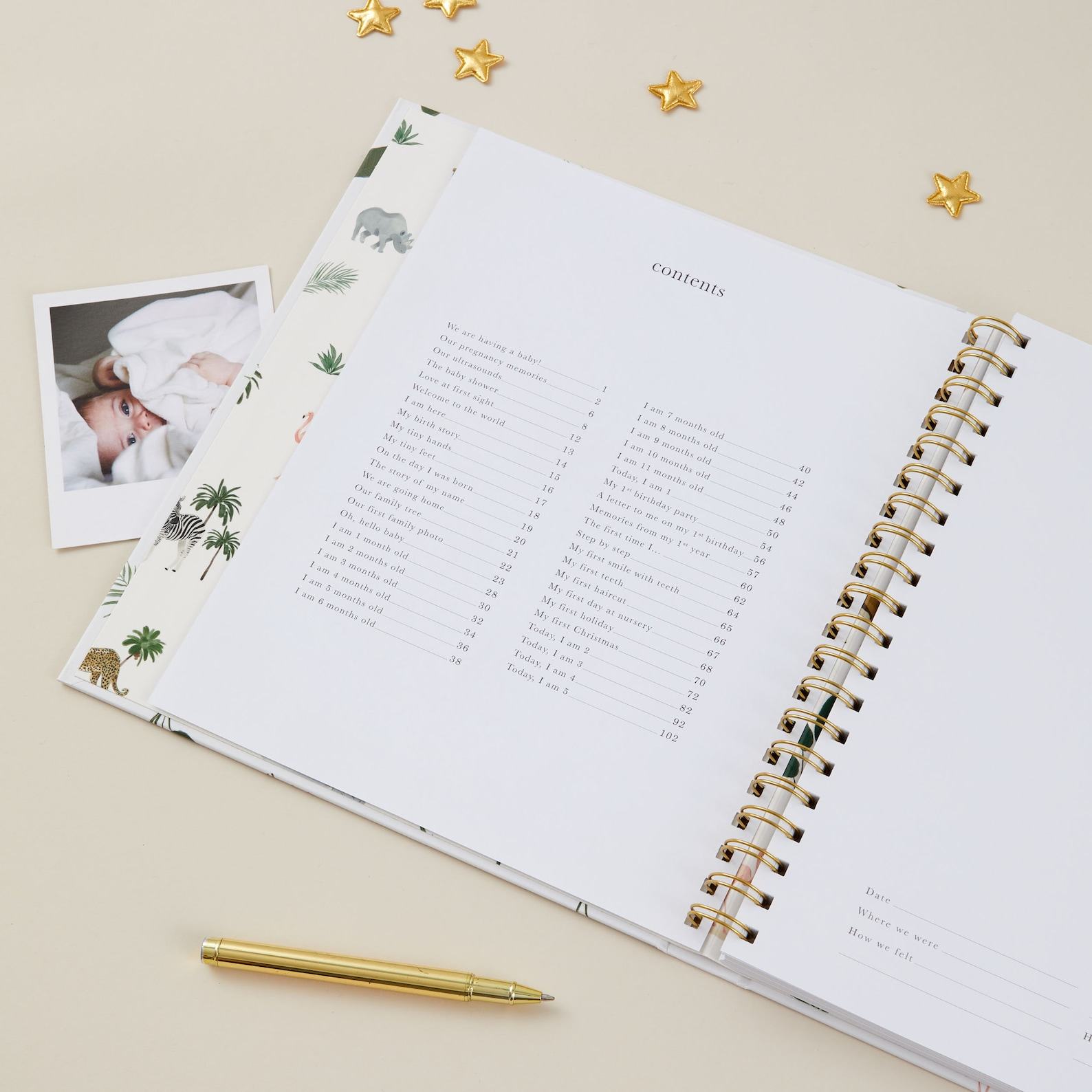 My Baby Book Capture Precious Memories in the Heart of the Jungle