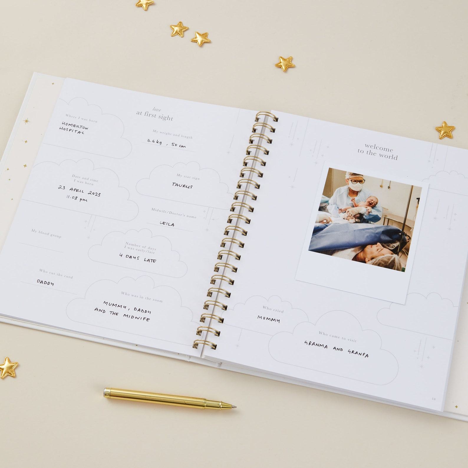 My Baby Book Cherish Every Precious Moment – A Timeless Keepsake for Your Little One