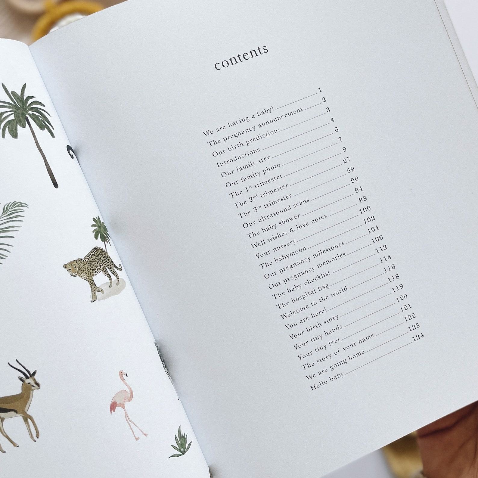 My Pregnancy Journal A Jungle Adventure for Expectant Mothers