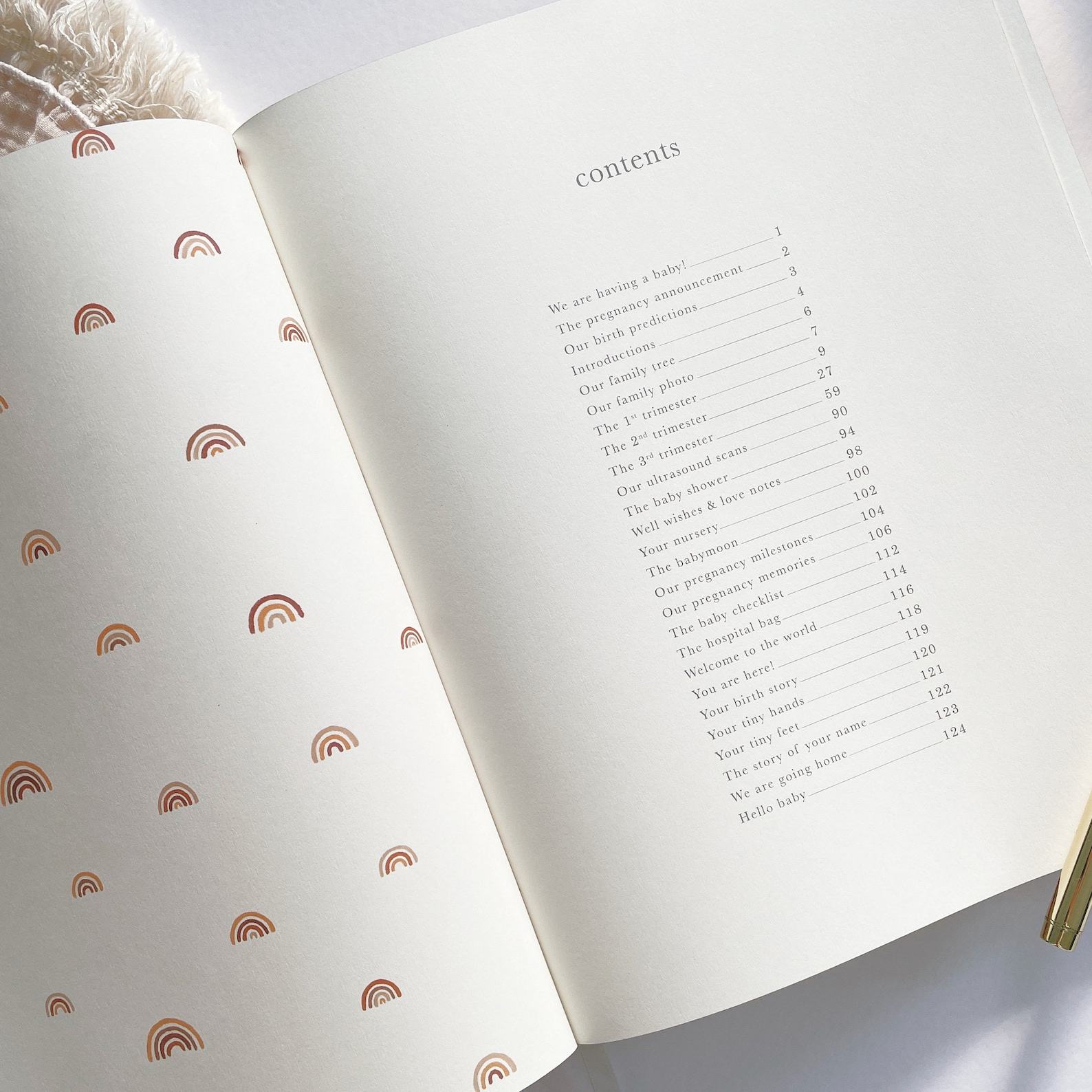 My Pregnancy Journal A Rainbow of Memories for Expectant Parents