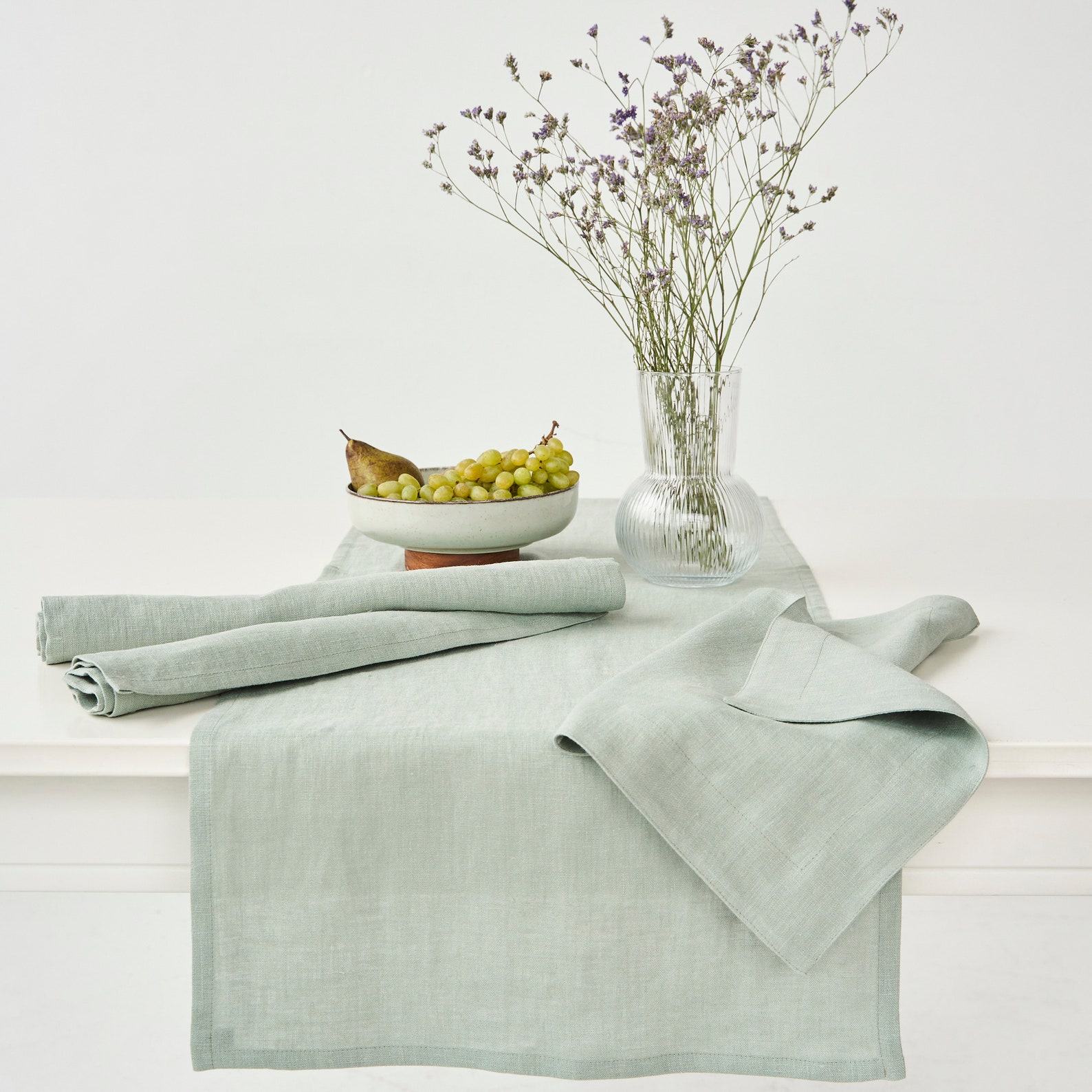 Natural Linen Table Runner Elevate Your Dining with Sustainable Style