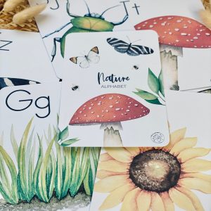 Nature’s ABCs Digital Flashcards for Nature-Loving Learners