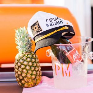 Nautical Bachelorette Bash Set Sail with a Custom Captain’s Hat