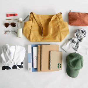 Navy Blue Canvas Hobo Diaper Bag with Zipper Vegan Travel Messenger Bag, Personalized Baby Shower Item Set – No. 101 RENEE