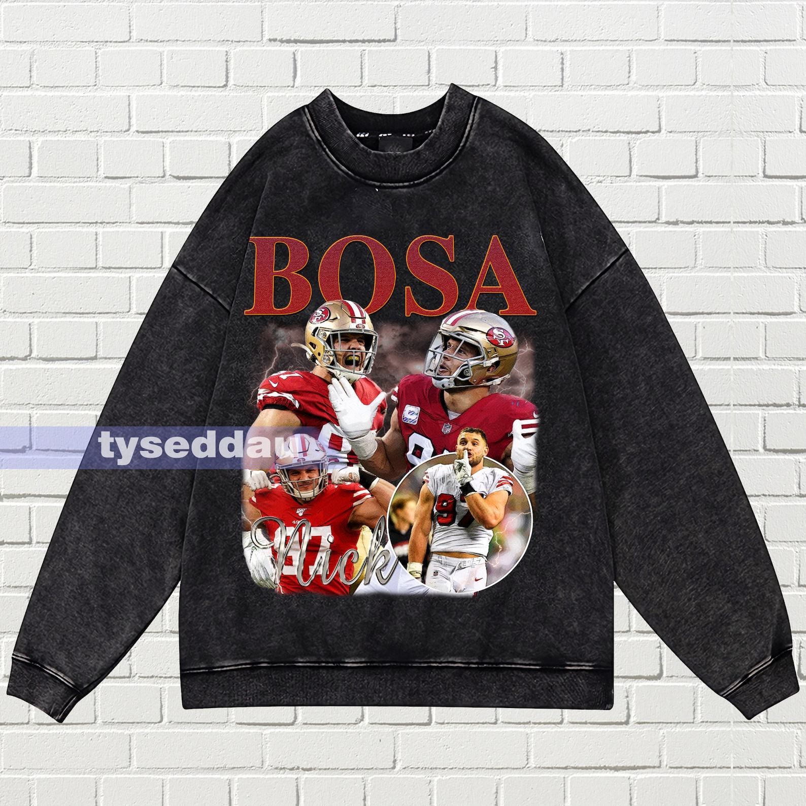 Nick Bosa Defensive Legend Washed Vintage T-Shirt