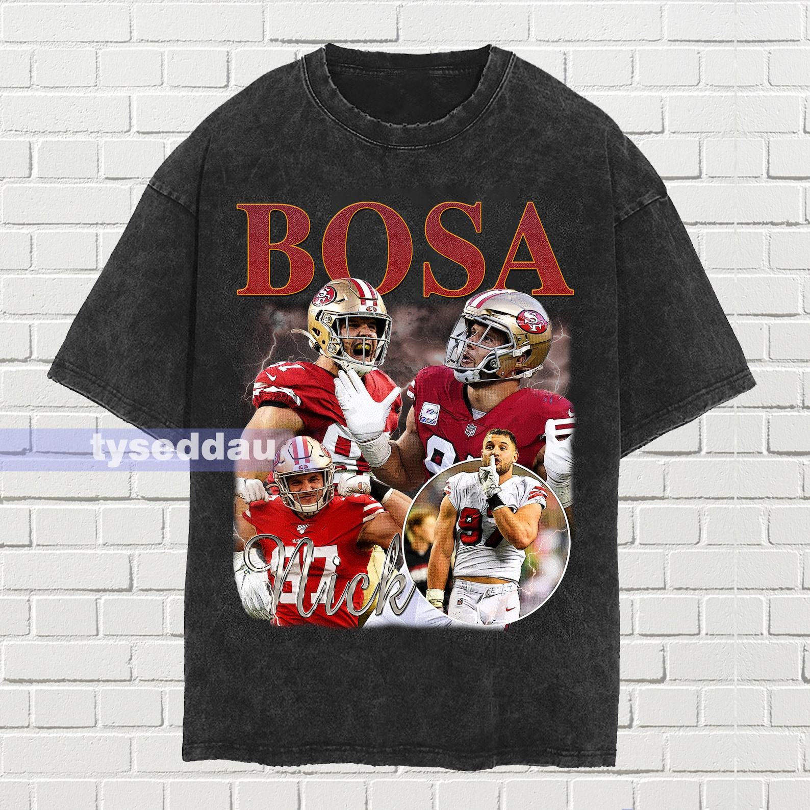 Nick Bosa Defensive Legend Washed Vintage T-Shirt