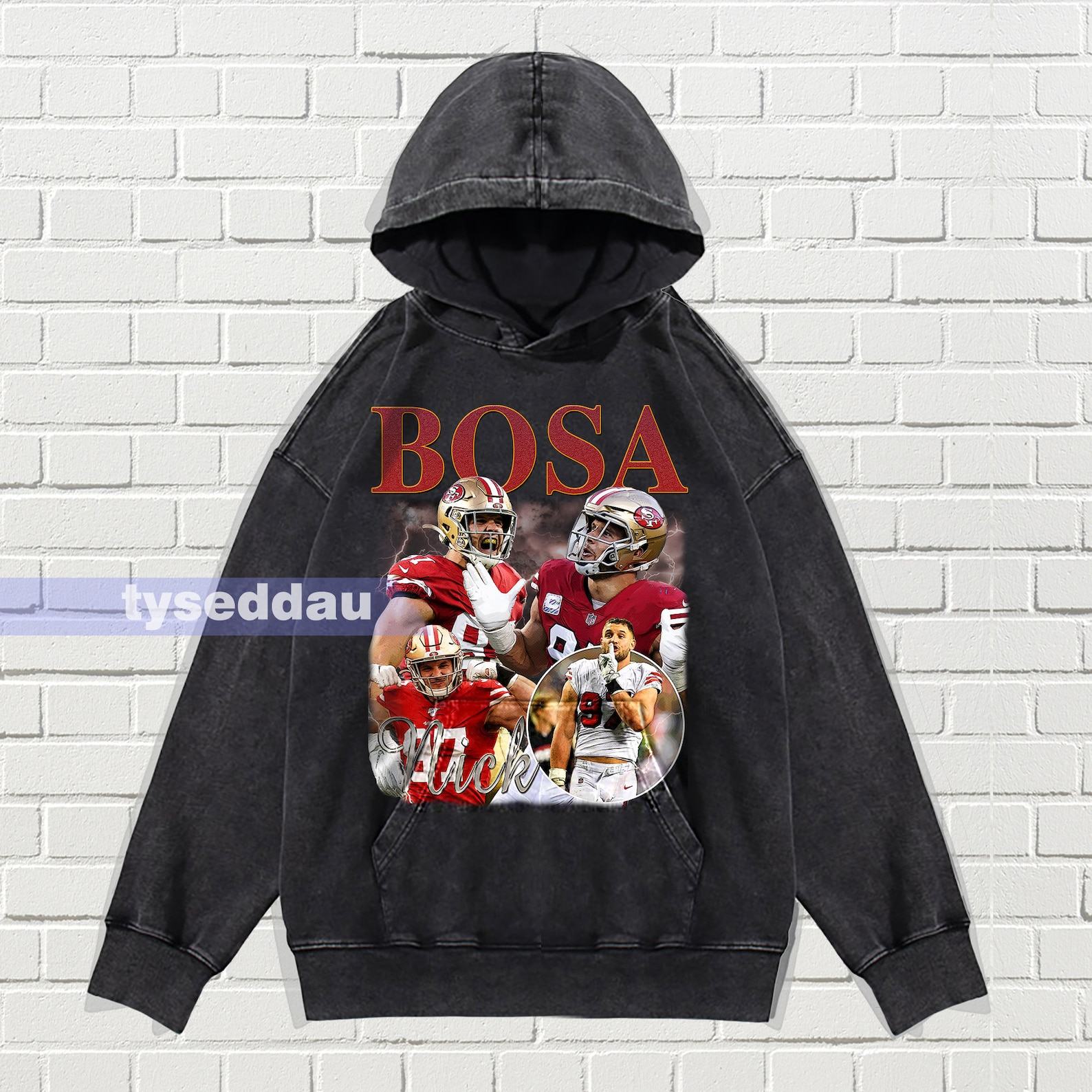 Nick Bosa Defensive Legend Washed Vintage T-Shirt