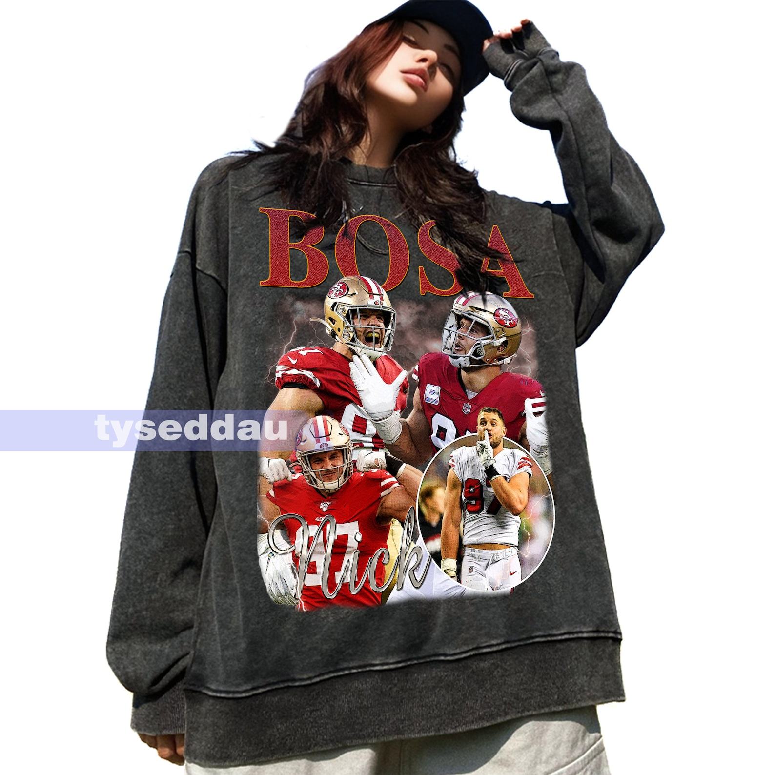 Nick Bosa Defensive Legend Washed Vintage T-Shirt