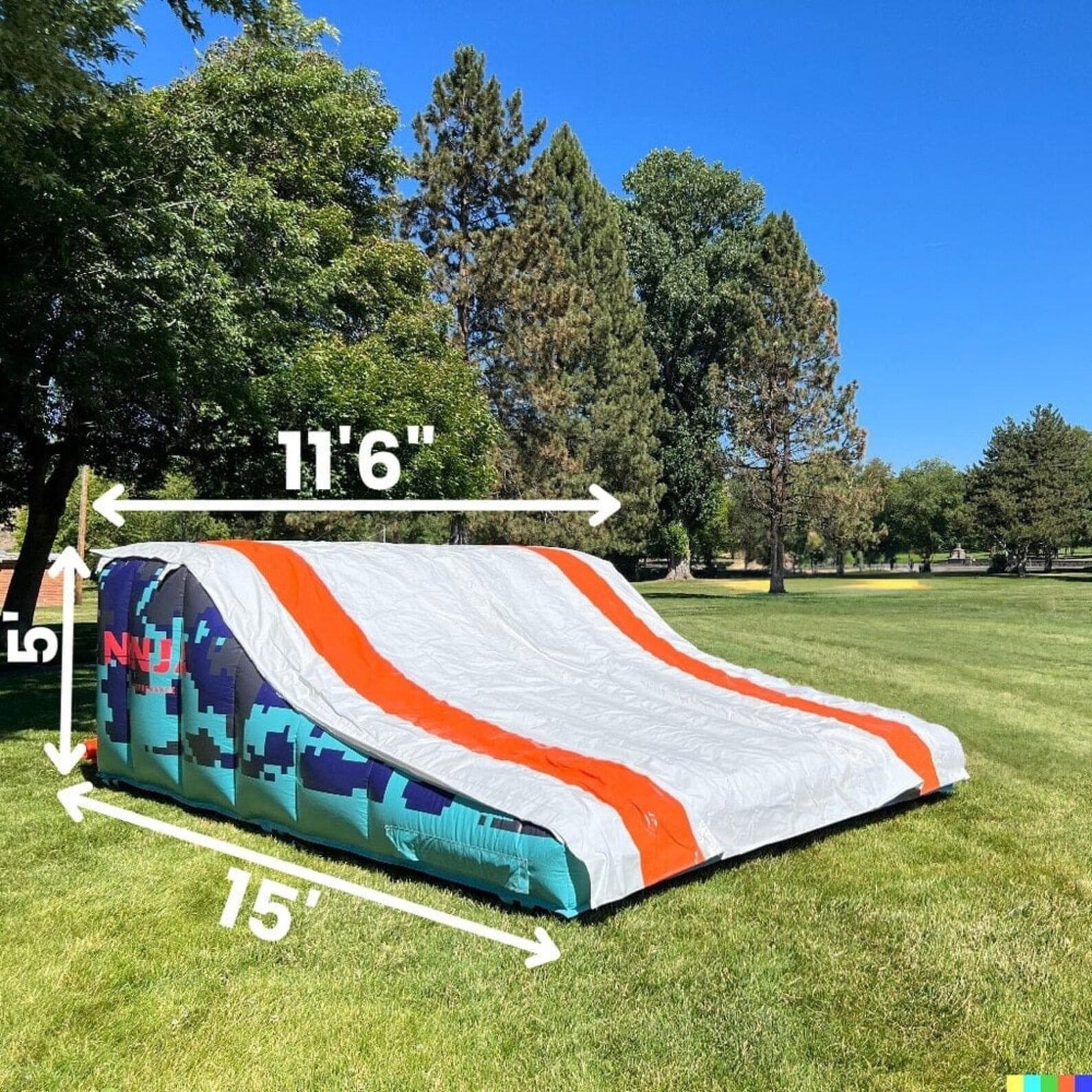 Ninja MTB BMX Airbag Lander PRO Elevate Your Riding with Unmatched Protection