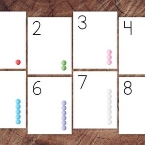 Number Cards 1-20 Learn to Count with Fun and Engaging Educational Flashcards